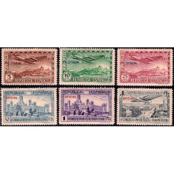 (630 a 635) 1931. Serie Completa. III Congreso UPP (Nuevo, con marca de fijasellos)