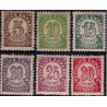 (745 a 750) 1938. Serie Completa. Cifras (Nuevo, con marca de fijasellos)
