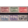 (614 a 619) 1931. Serie Completa. III Congreso UPP (Nuevo, con marca de fijasellos)
