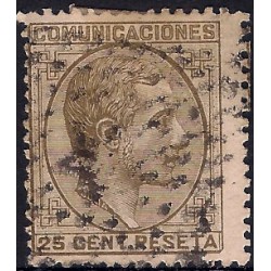(194) 1878. 25 Céntimos. Alfonso XII (Usado)