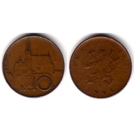 (4) República Checa. 1994. 10 Korun (BC)