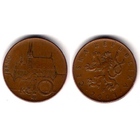 (4) República Checa. 2003. 10 Korun (MBC)