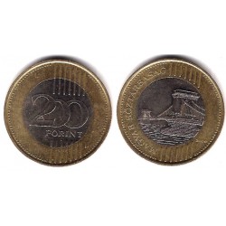 (826) Hungria. 2009. 200 Forint (MBC)