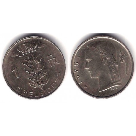 (142.1) Bélgica. 1975. 1 Franc (MBC)