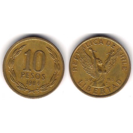 (218.1) Chile. 1984. 10 Pesos (MBC)