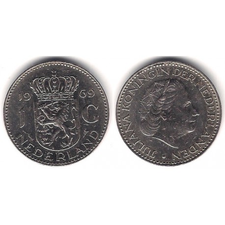 (184a) Países Bajos. 1969. 1 Gulden (MBC-)