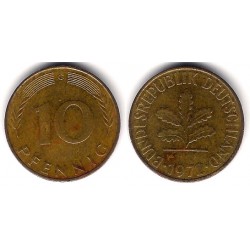 (108) Alemania. 1972(G). 10 Pfennig (MBC-)