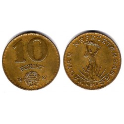(636) Hungria. 1987. 10 Forint (MBC)