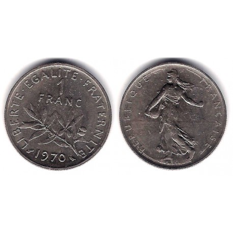 (925.1) Francia. 1970. 1 Franc (MBC)
