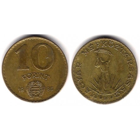 (636) Hungria. 1986. 10 Forint (MBC)