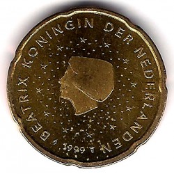 Países Bajos. 1999. 20 Céntimos (SC)