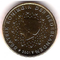 Países Bajos. 2001. 10 Céntimos (SC)