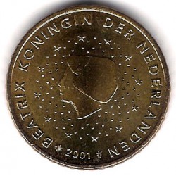 Países Bajos. 2001. 50 Céntimos (SC)