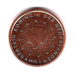 Países Bajos. 2005. 1 Céntimo (SC)