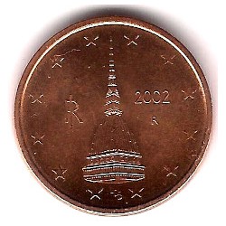 Italia. 2002. 2 Céntimos (SC)