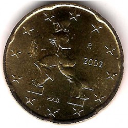 Italia. 2002. 20 Céntimos (SC)