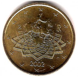 Italia. 2002. 50 Céntimos (SC)