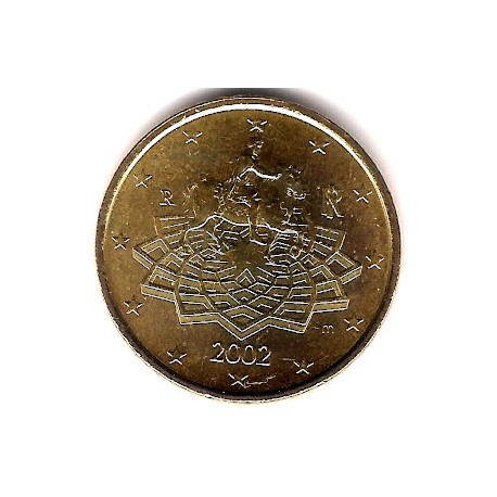 Italia. 2002. 50 Céntimos (SC)