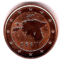 Estonia. 2011. 2 Céntimos (SC)