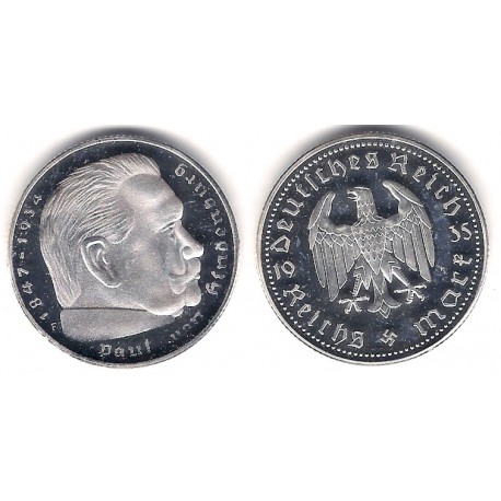 Medalla Reproducción Reich Mark (Proof) (Plata)