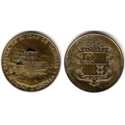Medalla Andorra . Capella de Sant Joan de Caselles