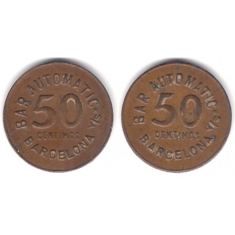 Bar Automàtic. 50 Céntimos (MBC+)