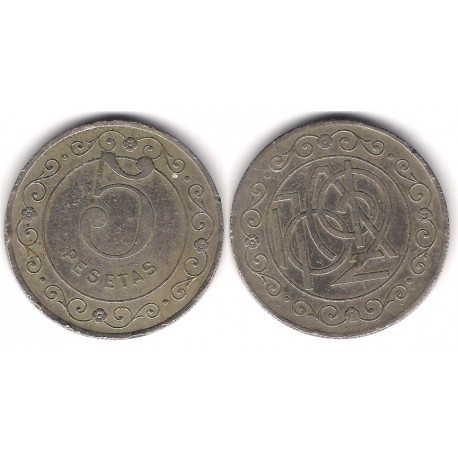 Ficha de Casino. 5 Pesetas (MBC)