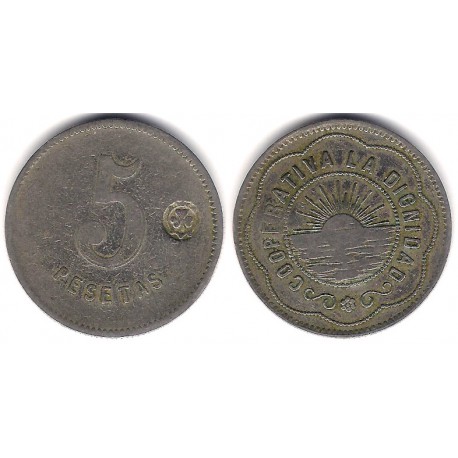 Cooperativa la Dignidad. 5 Pesetas (MBC)