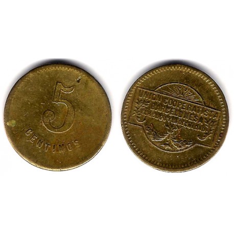 Cooperativa El Reloj y la Dignidad. 5 Céntimos (MBC)