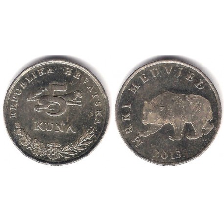 (11) Croacia. 2013. 5 Kuna (EBC)