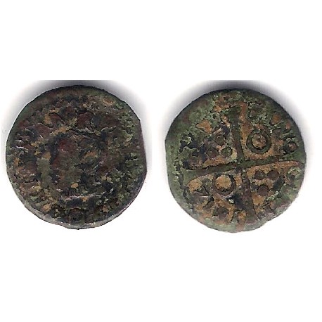 Felipe III. 1612. Dinero (MBC-) Ceca de Barcelona