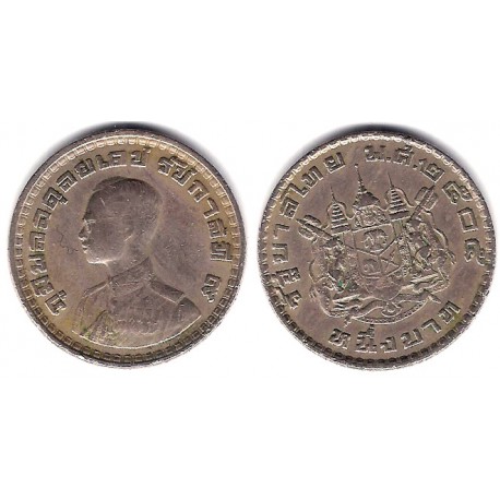 (Y84) Tailandia. 1962(2505). 1 Baht (MBC)