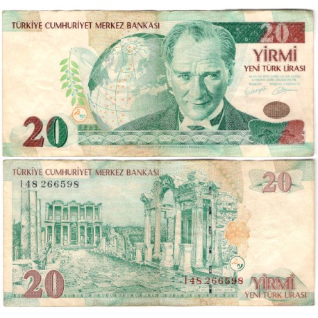 (219) Turquia. 2005. 20 Lira (MBC-)