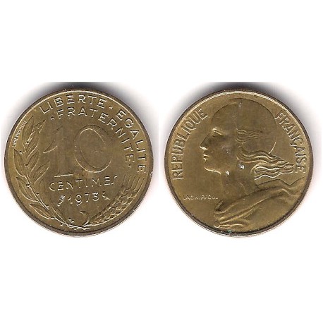 (929) Francia. 1973. 10 Centimes (MBC)