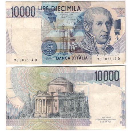 (112b) Italia. 1984. 10000 Lira (MBC)
