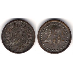 Ficha. Palais des Attractions. Cannes. 25 Centimes (MBC)