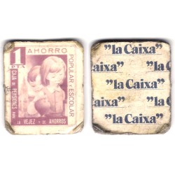 Ahorro Escolar. 1 Peseta (BC-)