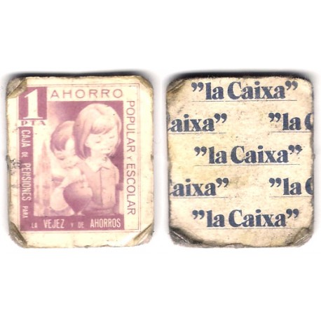 Ahorro Escolar. 1 Peseta (BC-)