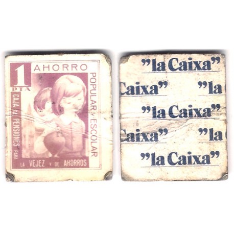Ahorro Escolar. 1 Peseta (BC)