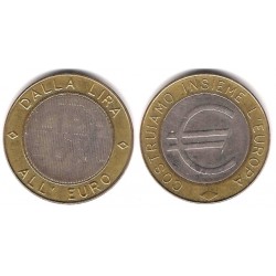 Italia. Sin Fecha. 1 Euro (EBC) Prueba