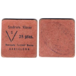 Sindicato Vilasar. 25 Pesetas (MBC)