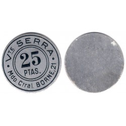 Vicente Serra. 25 Pesetas (EBC)