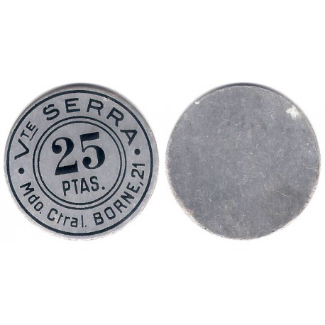 Vicente Serra. 25 Pesetas (EBC)