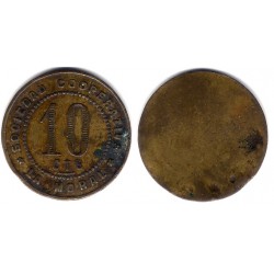 Sociedad Cooperativa La Moral. 10 Céntimos (MBC-)