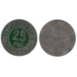 Francisco Martin. 25 Pesetas (MBC)