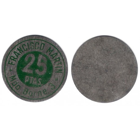 Francisco Martin. 25 Pesetas (MBC)