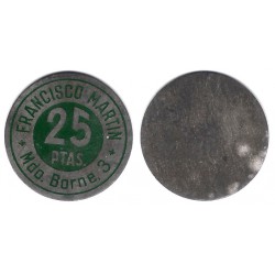 Francisco Martin. 25 Pesetas (MBC)