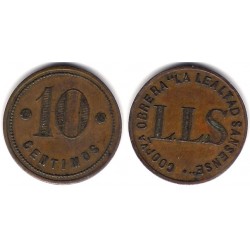 Cooperativa Obrera La Lealtad Sansense. 10 Céntimos (MBC)