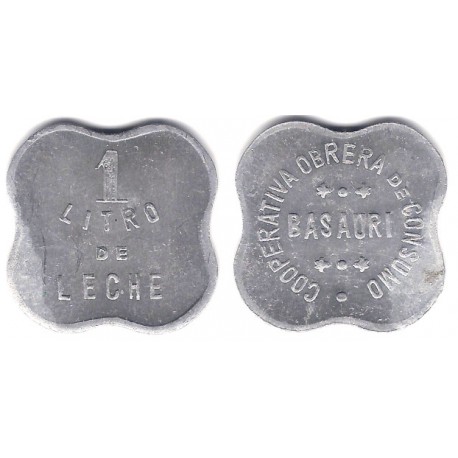 Cooperativa Obrera de Consumo Basauri. 1 Litro de Leche (MBC)