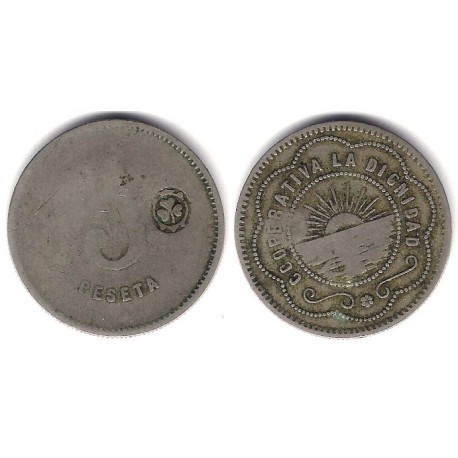 Cooperativa La Dignidad. 1 Peseta (RC+)